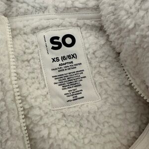 SO Soft White Faux Fur Jacket